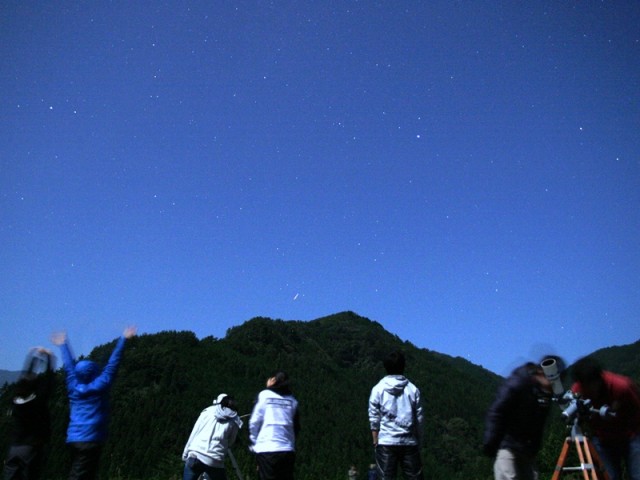 月夜の星空