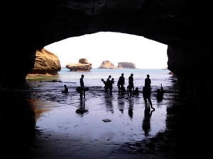 種子島・千座の岩屋(ちくらのいわや)にて