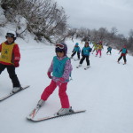 初春スキー体験3日目(須原スキー場)
