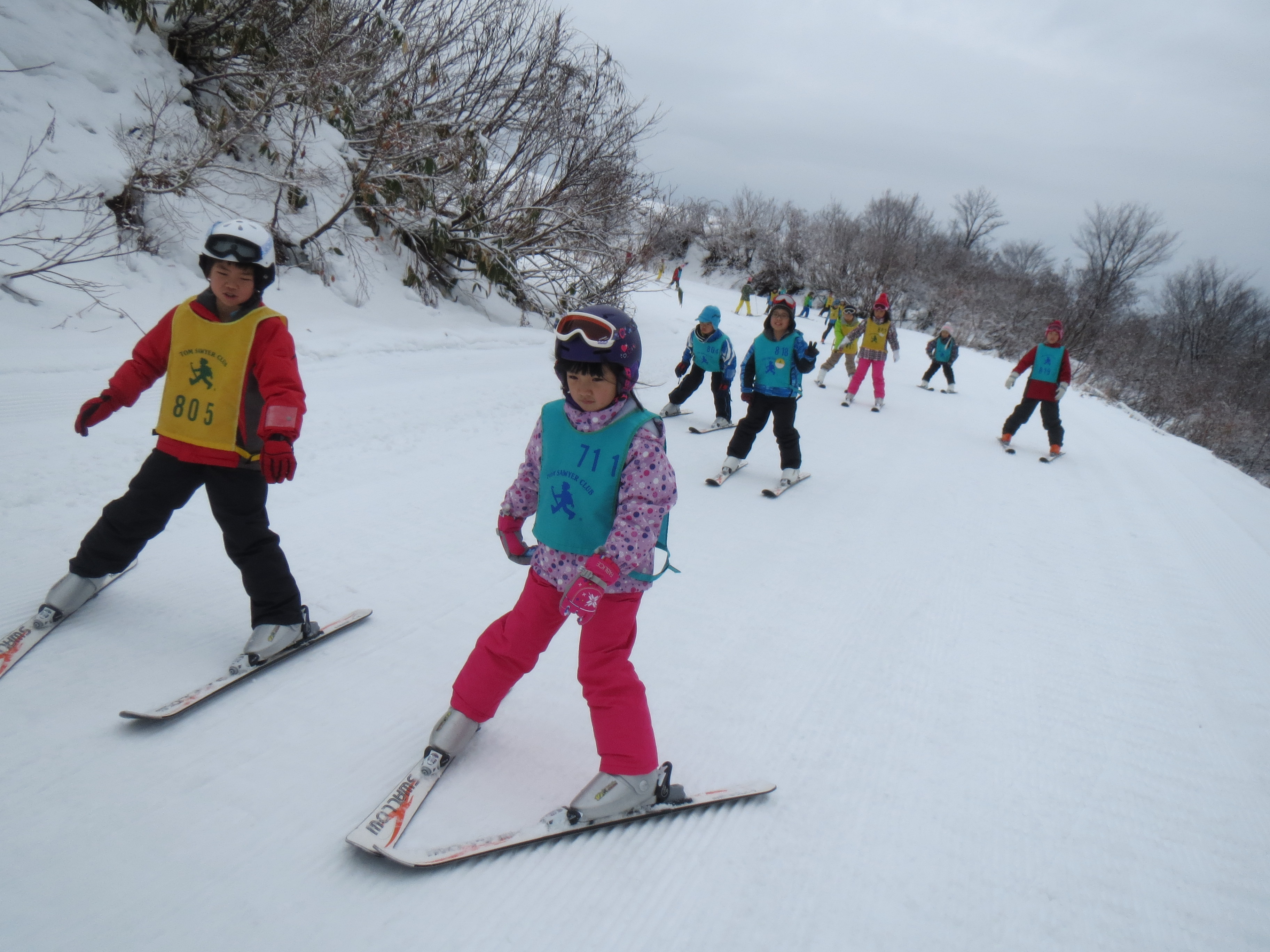 初春スキー体験3日目(須原スキー場)