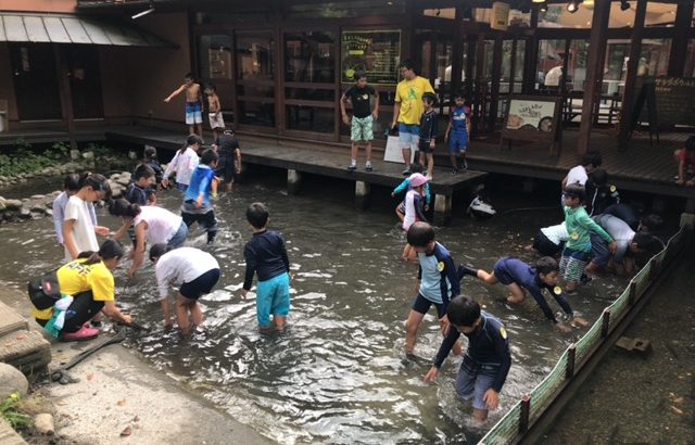 ８月6日出発 川遊びキャンプ中級コース 2日目