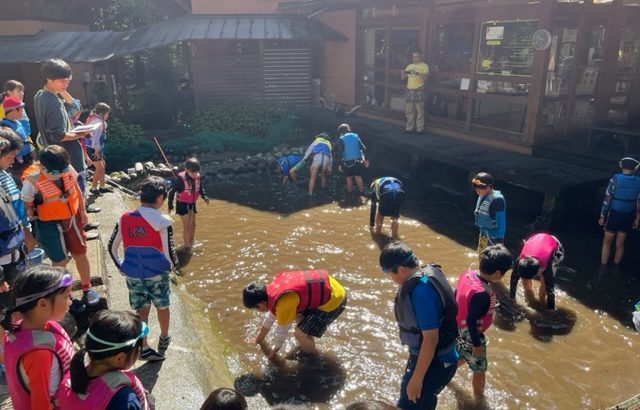 8月1日発 川遊びキャンプ3泊4日白州 2日目