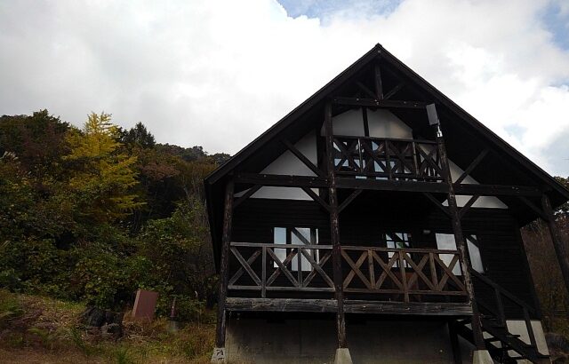 秋の山登りキャンプ霊山１日目