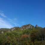 秋の山登りキャンプ霊山２日目