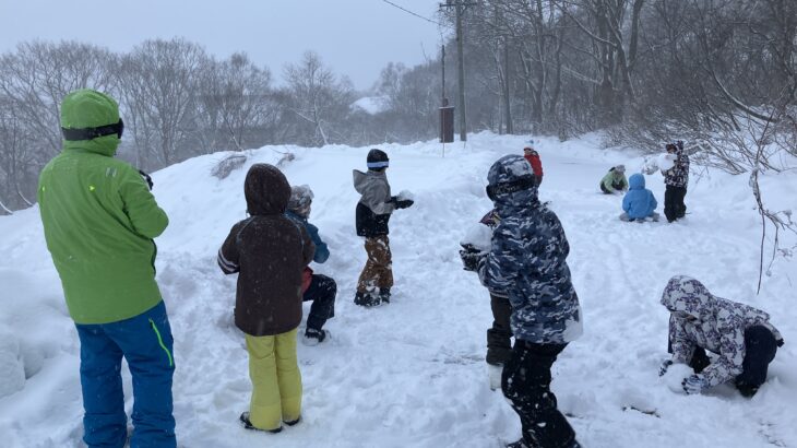 1/6出発 スキー入門コース斑尾高原 2日目