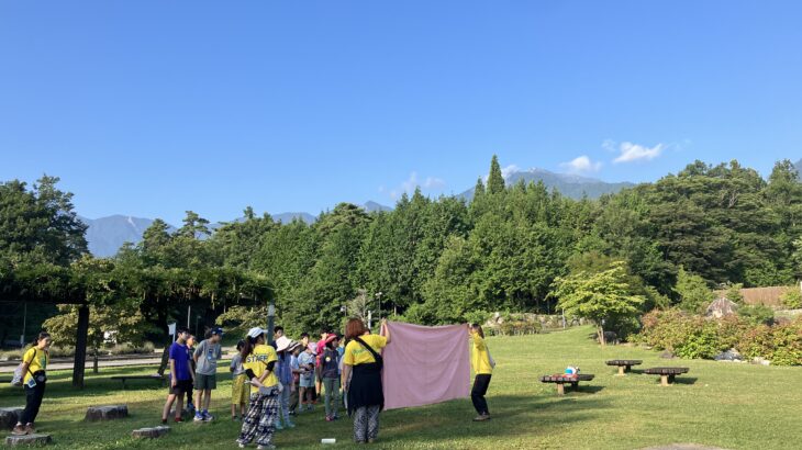 7月28日出発・白州・川遊びキャンプ入門コース2泊3日【2日目】現地レポート