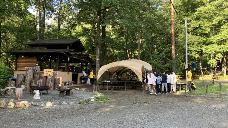 8/15～18白州・川遊びキャンプ中級コース3泊4日／3日目