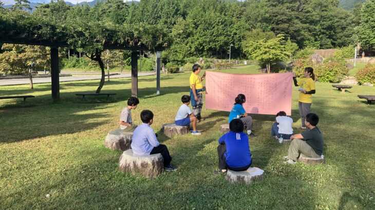 8/8〜8/13白州・川遊びキャンプ上級コース２日目