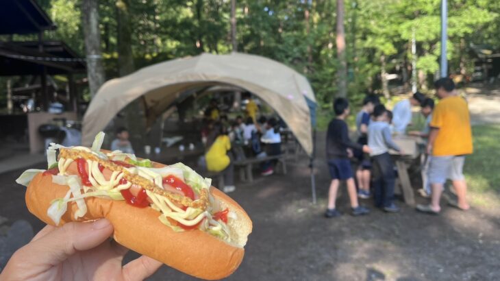８月１３日発川遊びキャンプ２泊３日白州３日目
