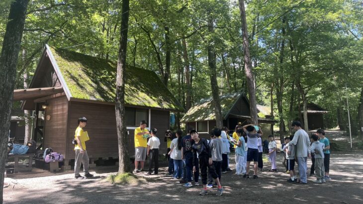 ８月１３日発川遊びキャンプ２泊３日白州３日目
